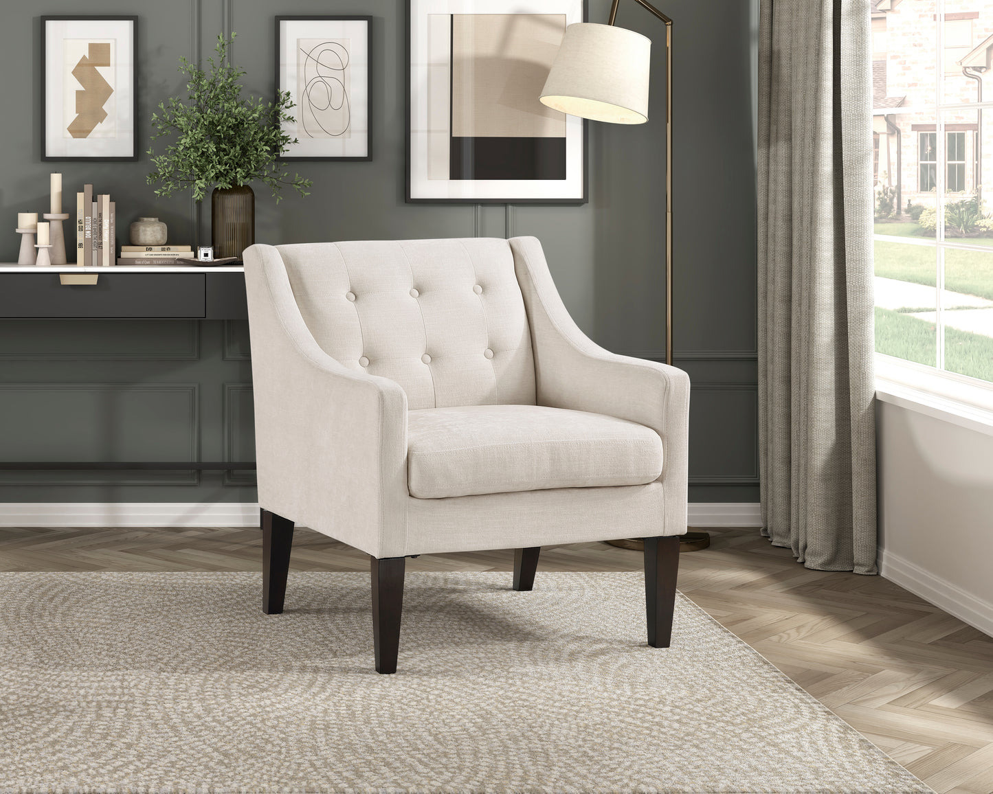 1004BEG-1 - Accent Chair