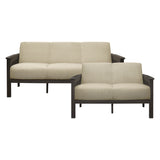 1104BR*2 - 2pc Set: Sofa, Love