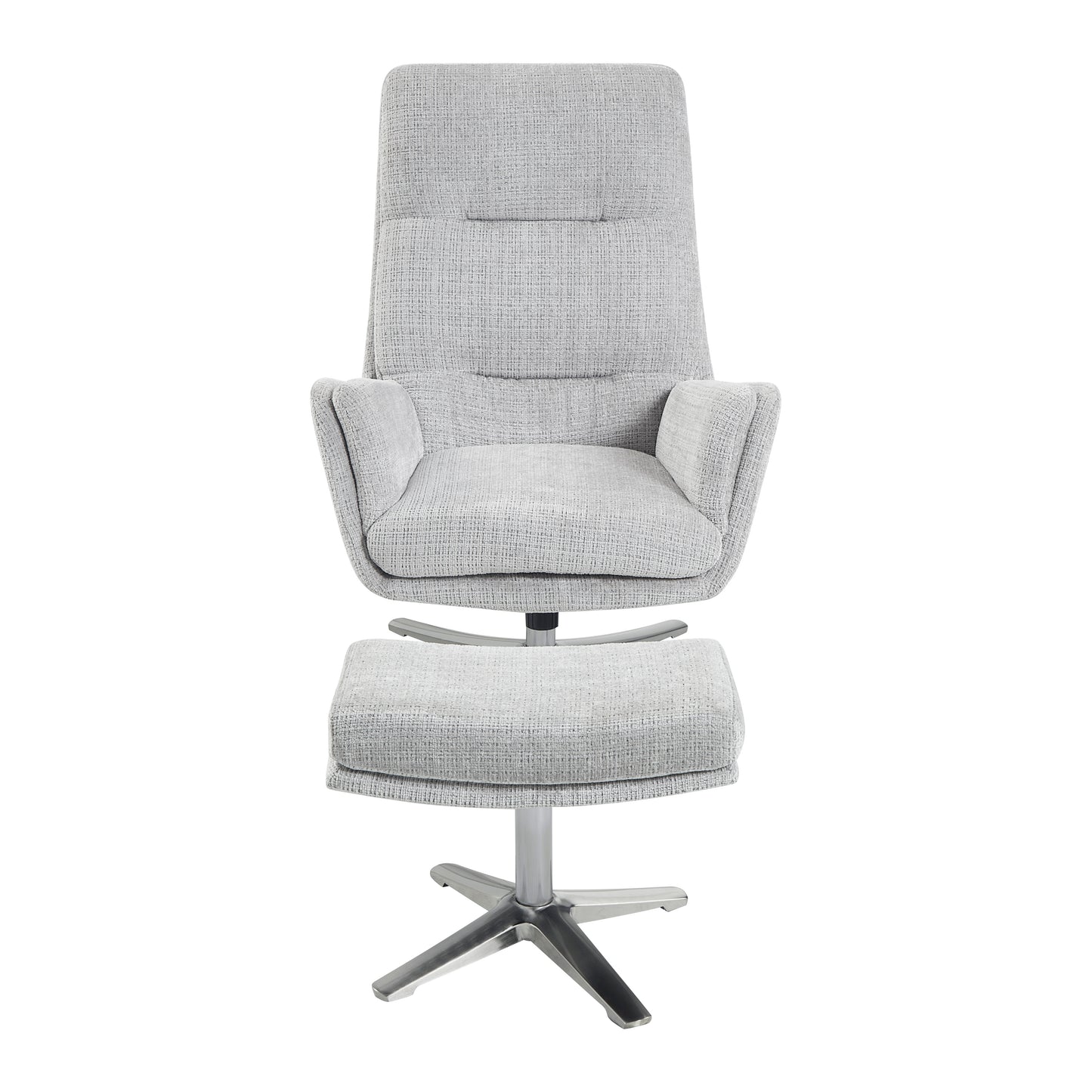 1159GY - Swivel Chair with Ottoman