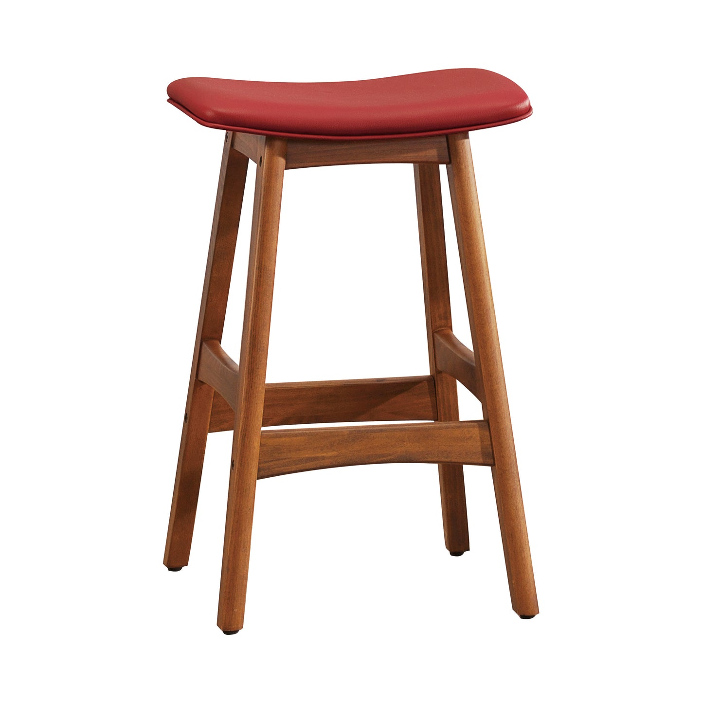 1188RD-24 - Counter Height Stool, Matt Red
