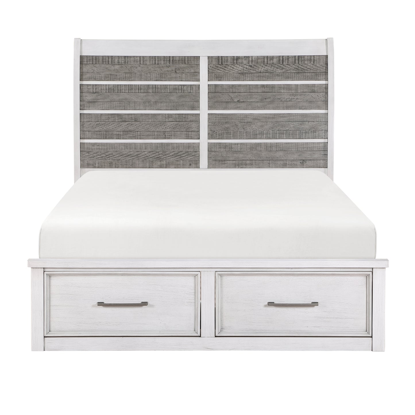 1303K-1EK* - (3) Eastern King Platform Bed with Footboard Storage