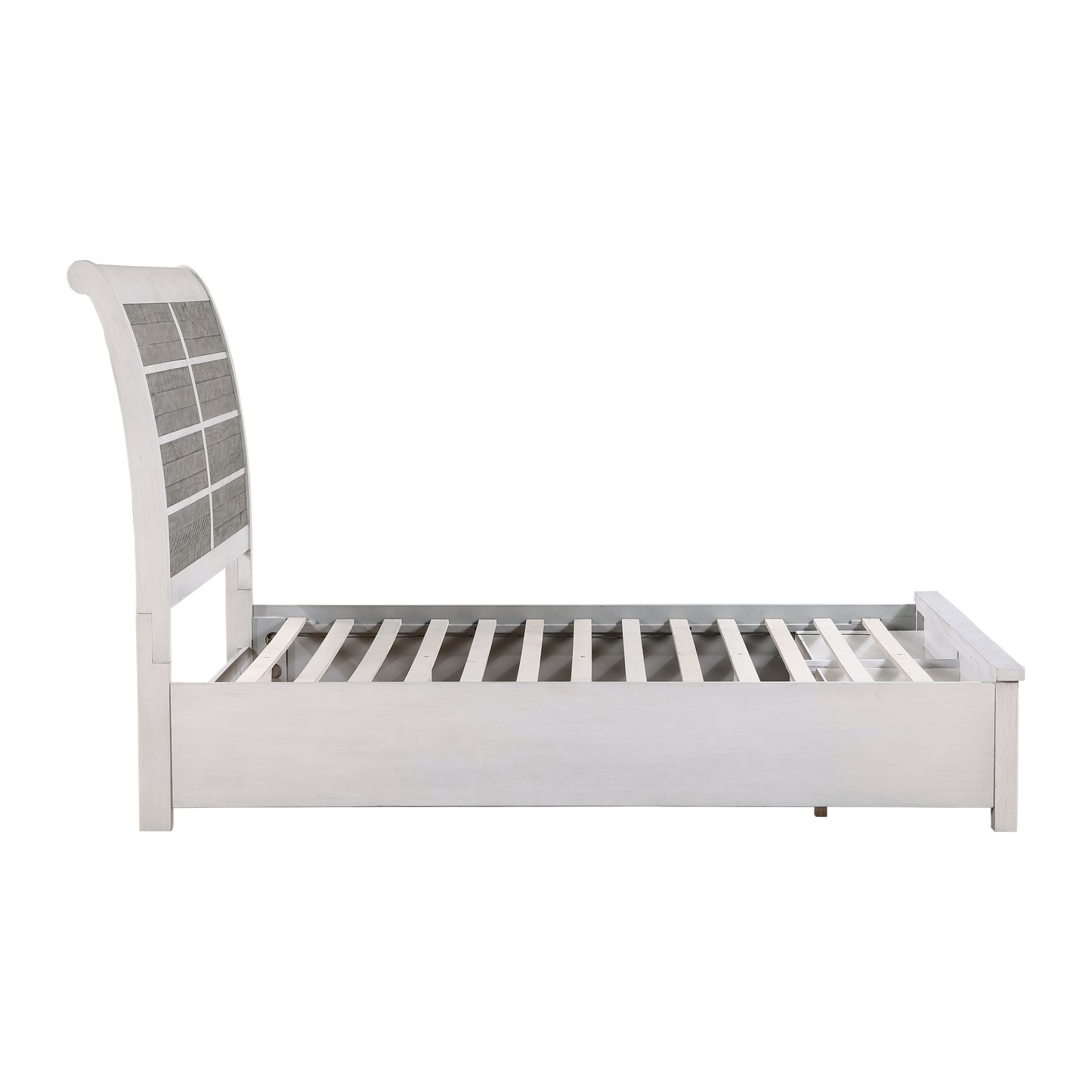 1303K-1CK* - (3) California King Platform Bed with Footboard Storage