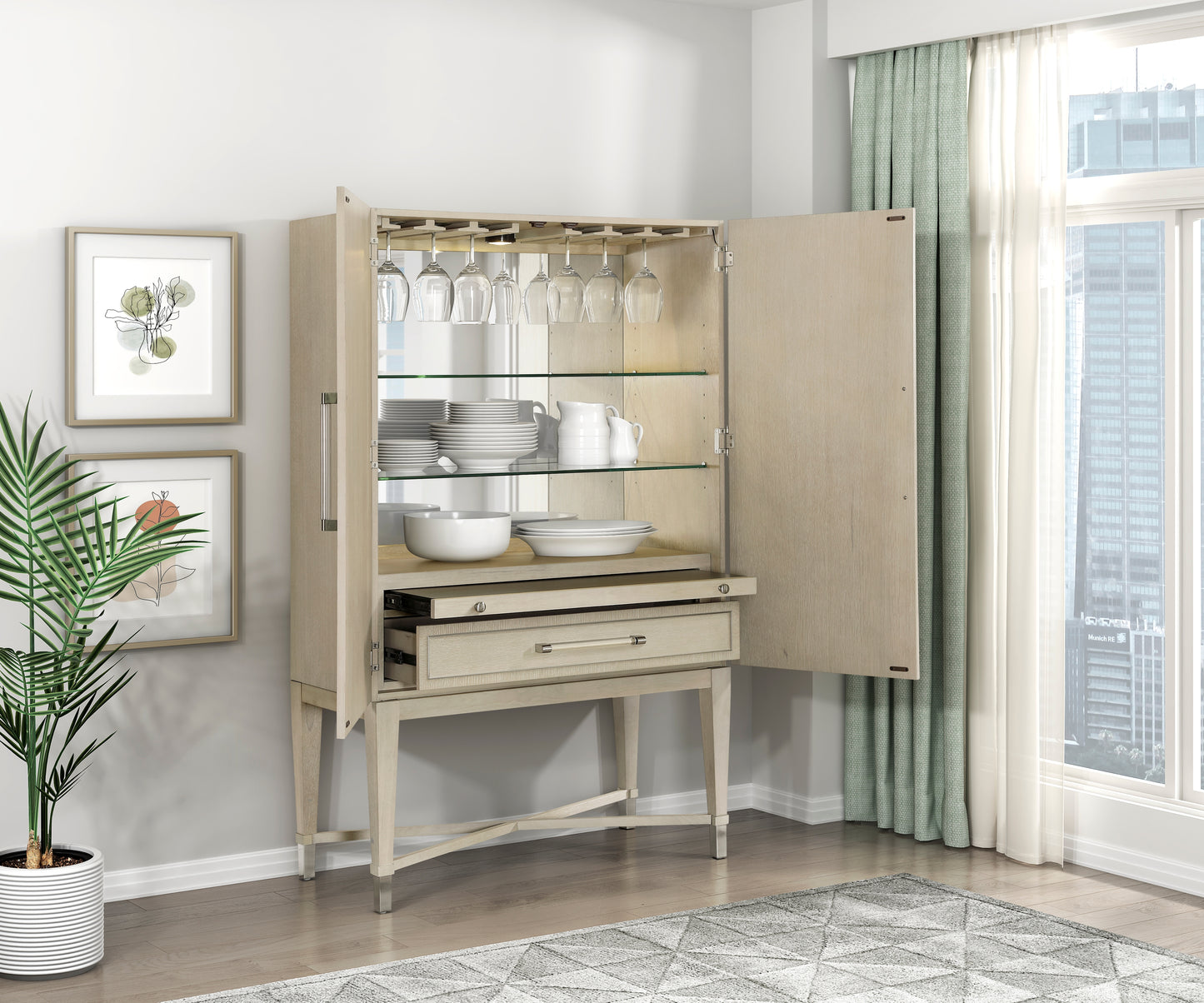 1312-44C - Bar Cabinet