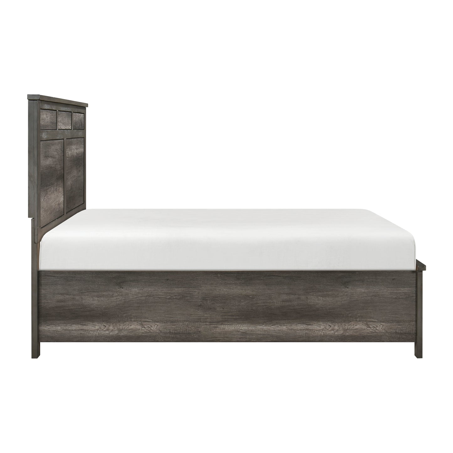 1342-1* - (3) Queen Platform Bed with Footboard Storage