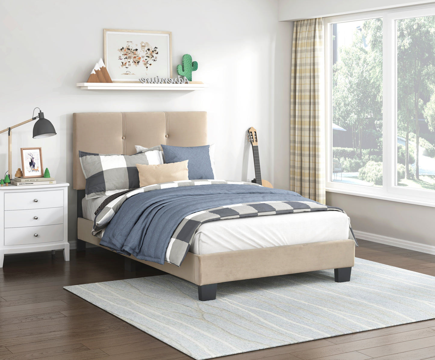 1350BRT-1 - Twin Platform Bed