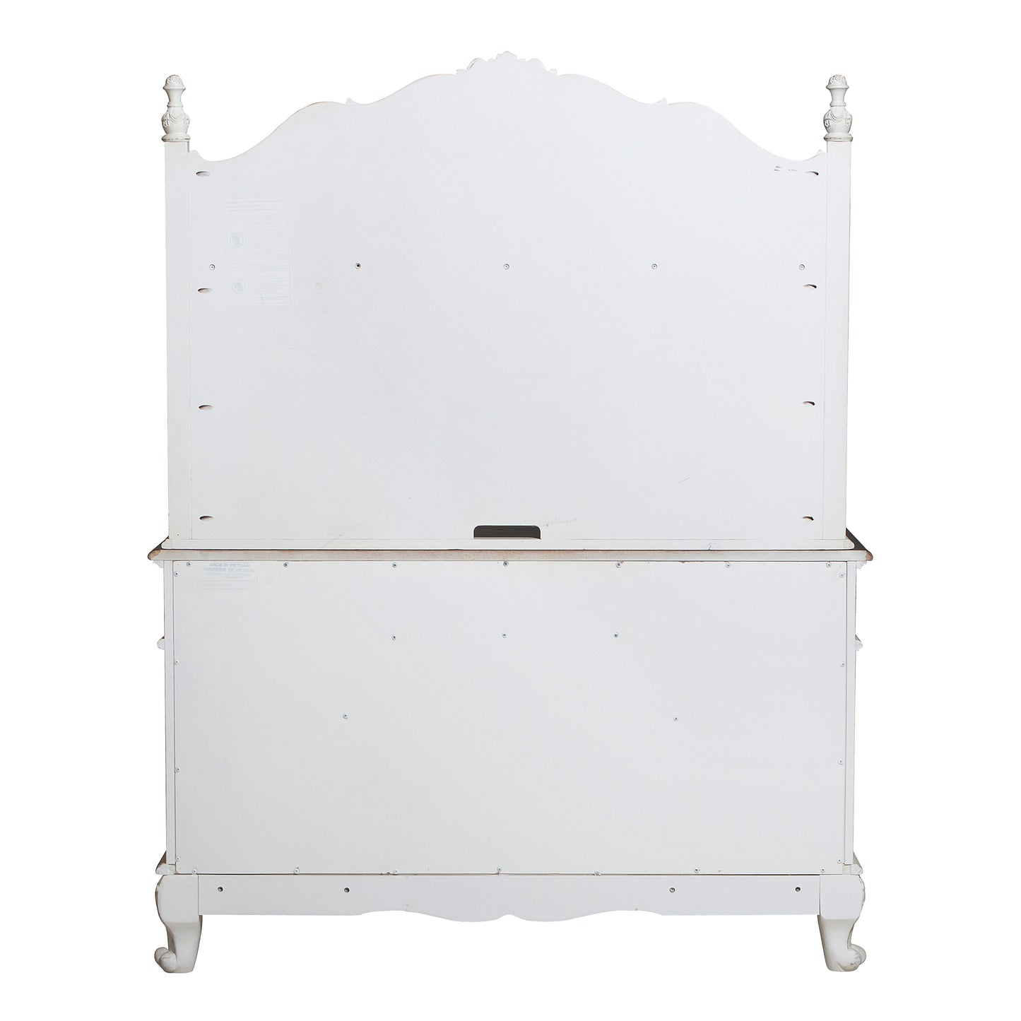 1386NW-10* - (2) Writing Desk with Hutch