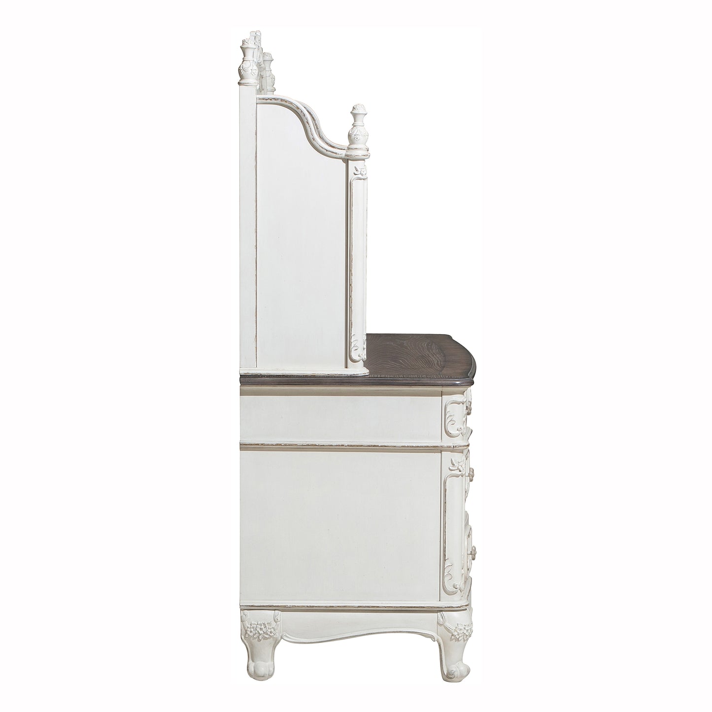 1386NW-10* - (2) Writing Desk with Hutch