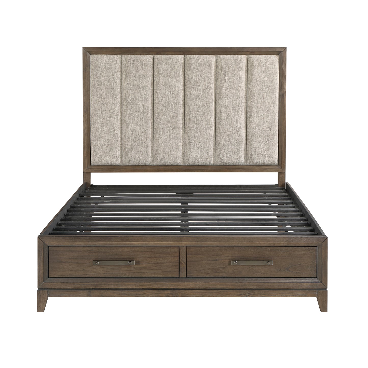 1422KN-1CK* - (3) California King Platform Bed with Footboard Storage