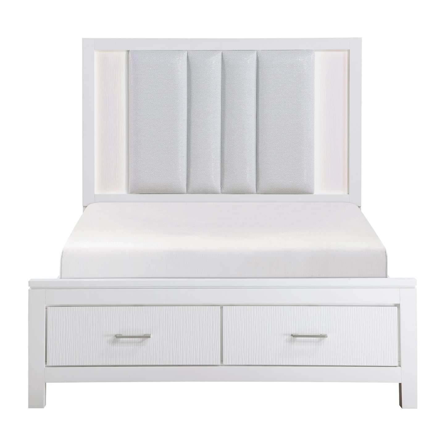 1486K-1CK* - (3) California King Platform Bed with Footboard Storage