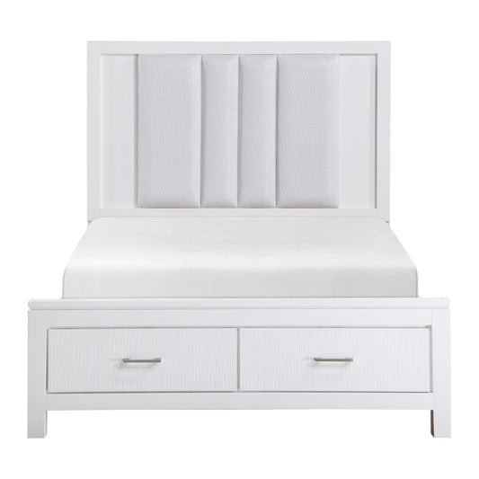 1486K-1EK* - (3) Eastern King Platform Bed with Footboard Storage