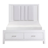 1486K-1EK* - (3) Eastern King Platform Bed with Footboard Storage