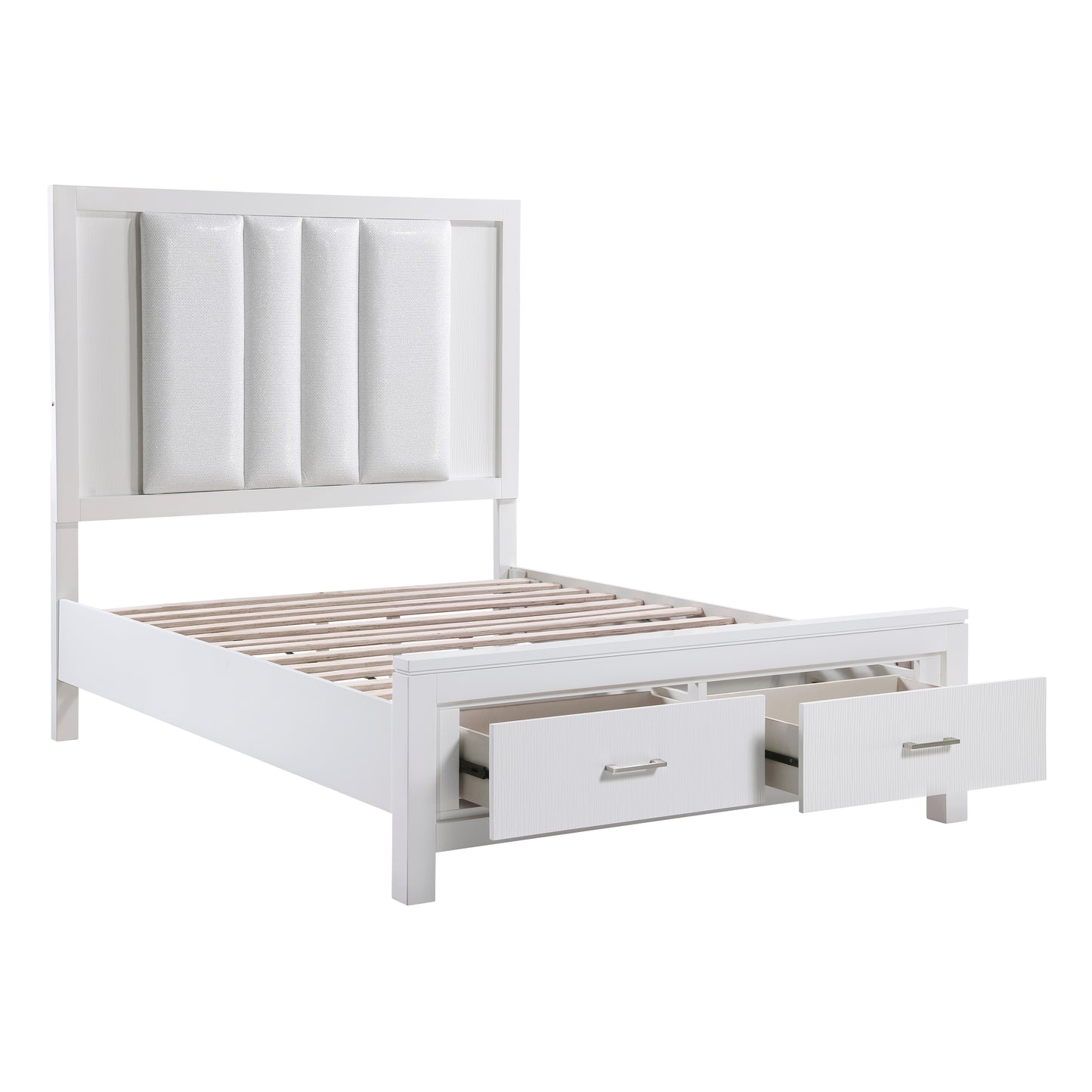 1486K-1EK* - (3) Eastern King Platform Bed with Footboard Storage
