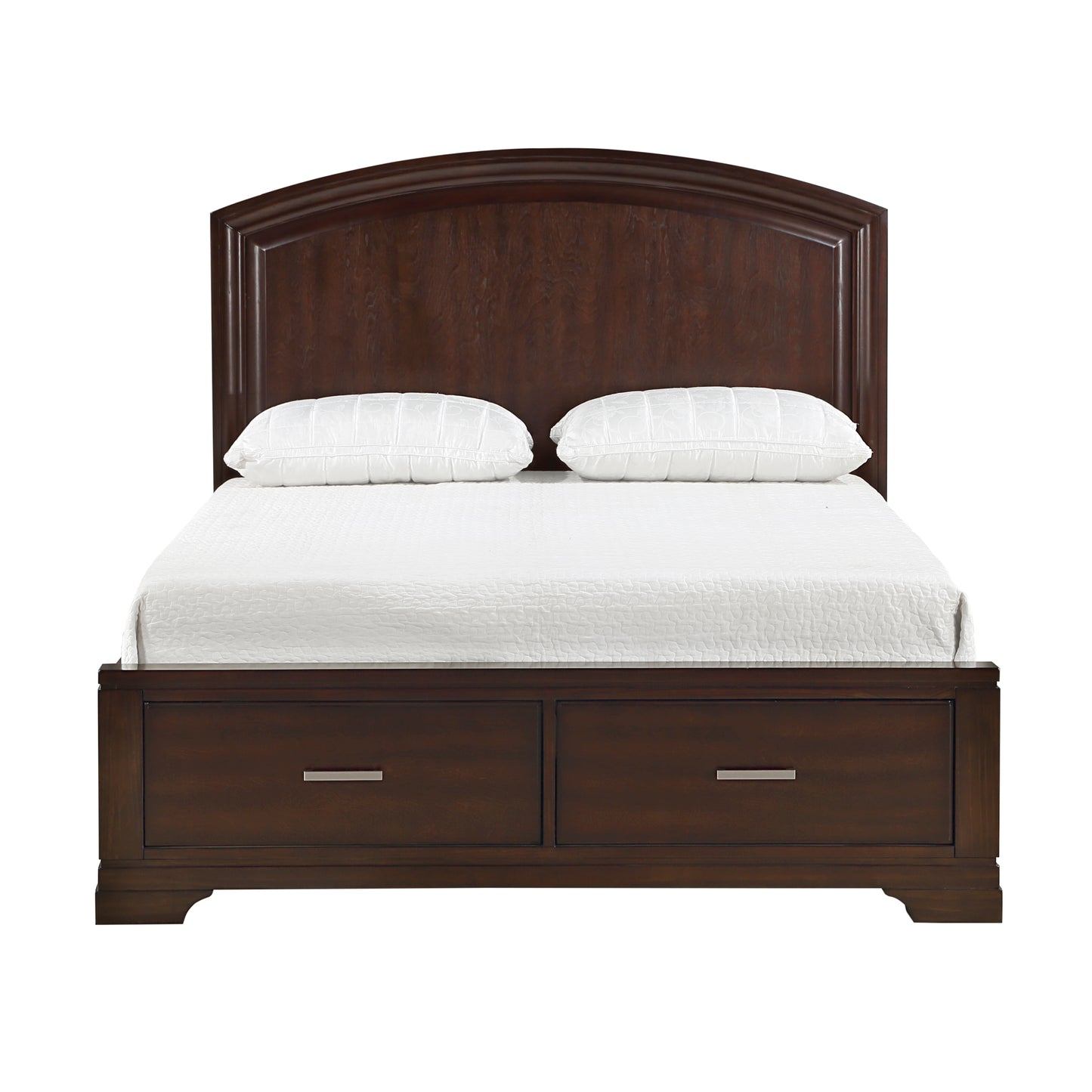 1520CH-1* - (3) Queen Platform Bed with Footboard Storage