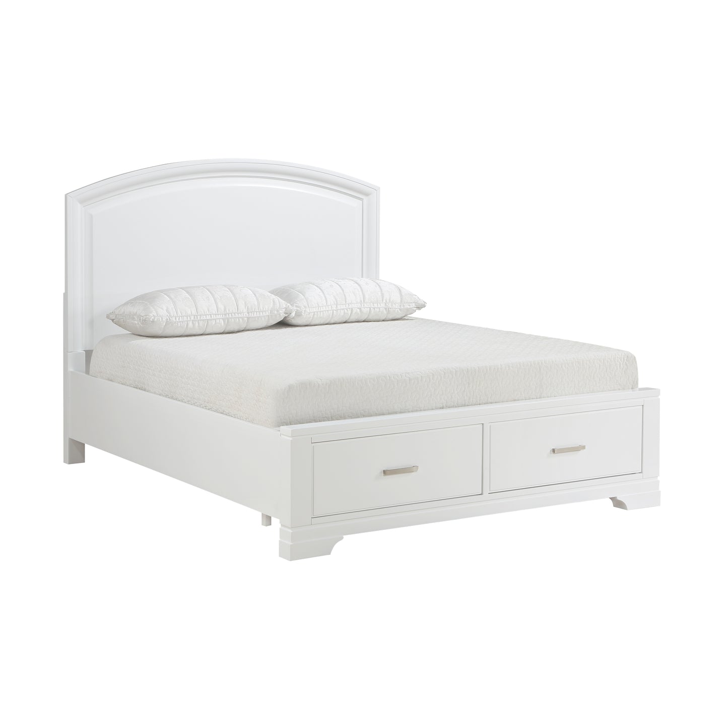 1520WHK-1EK* - (3) Eastern King Platform Bed with Footboard Storage