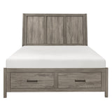 1526K-1CK* - (3) California King Platform Bed with Footboard Storage