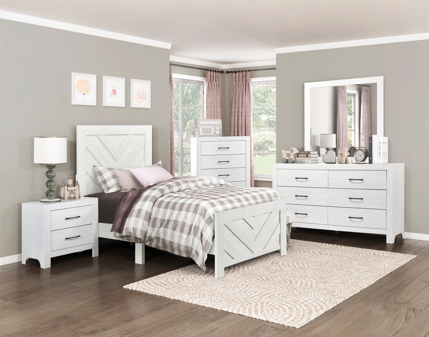1534NPWHT-1 - Twin Bed
