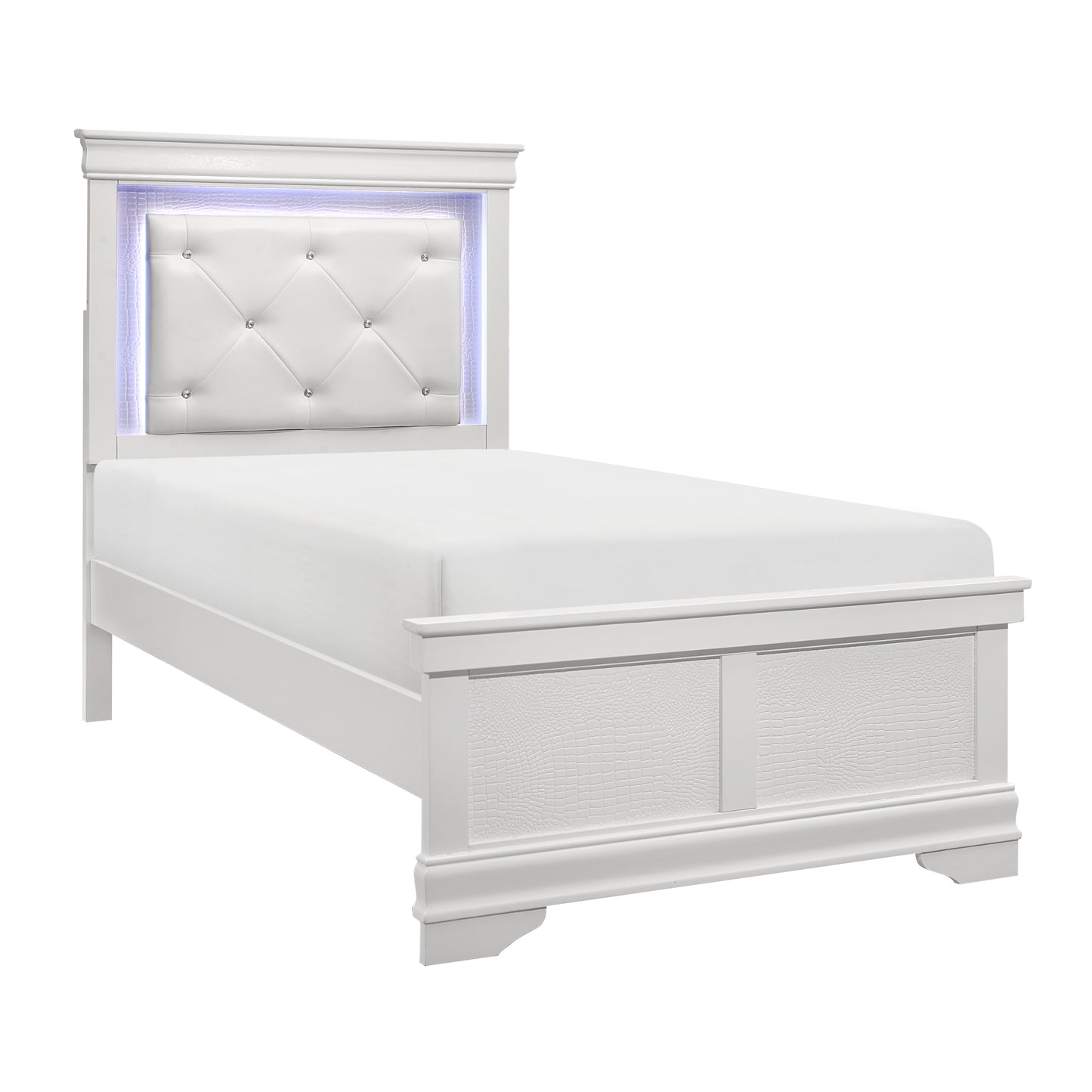 1556WT-1* - (2) Twin Bed with LED Lighting