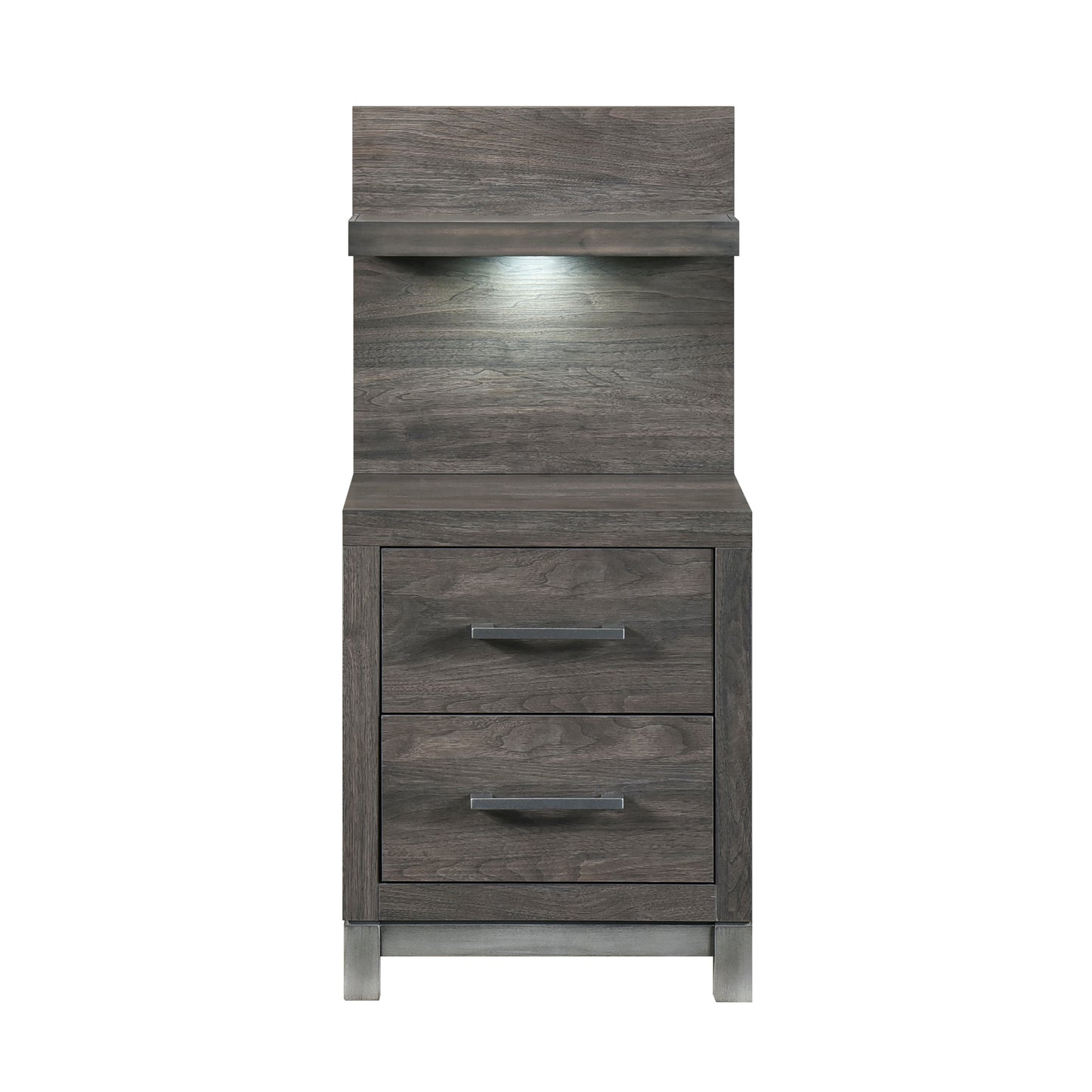 1577DG-4P* - (2) Night Stand with Wall Panel