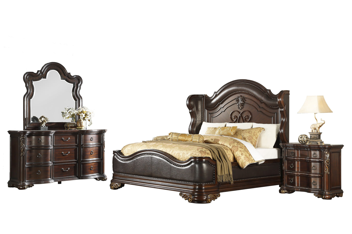 1603-1* - (3)Queen Bed