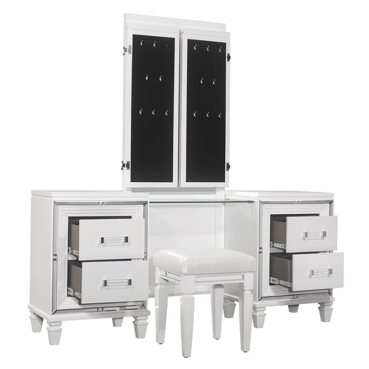 1616W-15* - (3) Vanity Dresser with Mirror