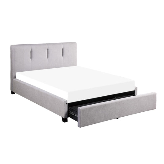 1632-1DW* - (4) Queen Platform Bed with Storage Drawer
