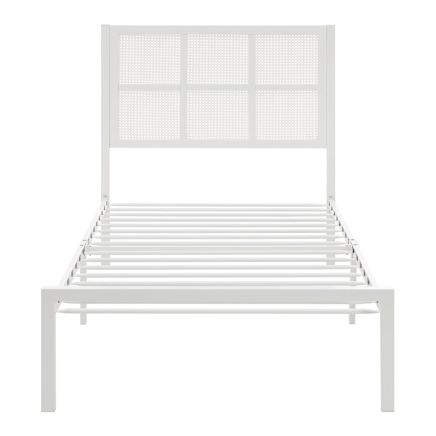 1635WHT-1 - Twin Platform Bed