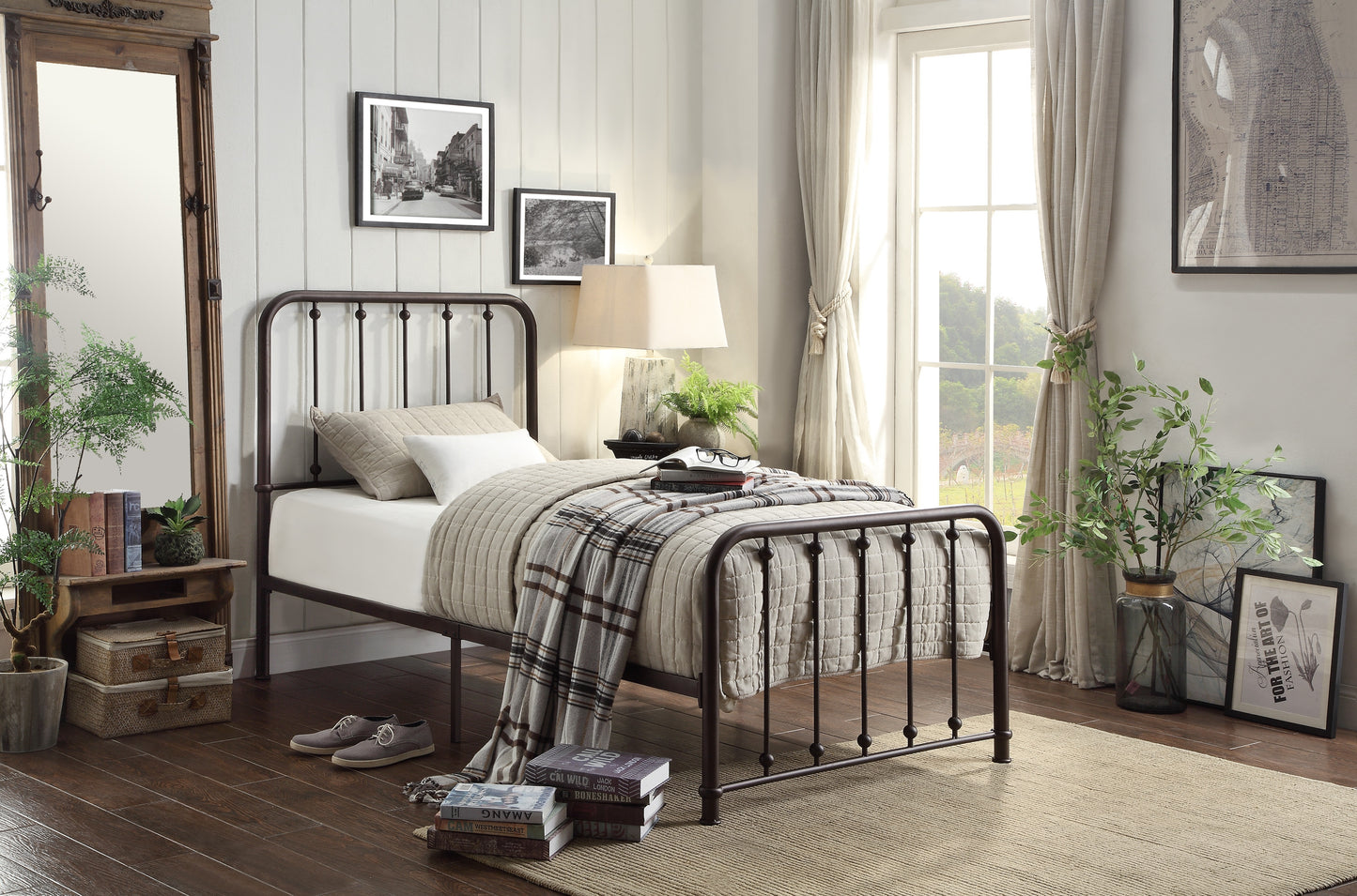 1638T-1 - Twin Platform Bed