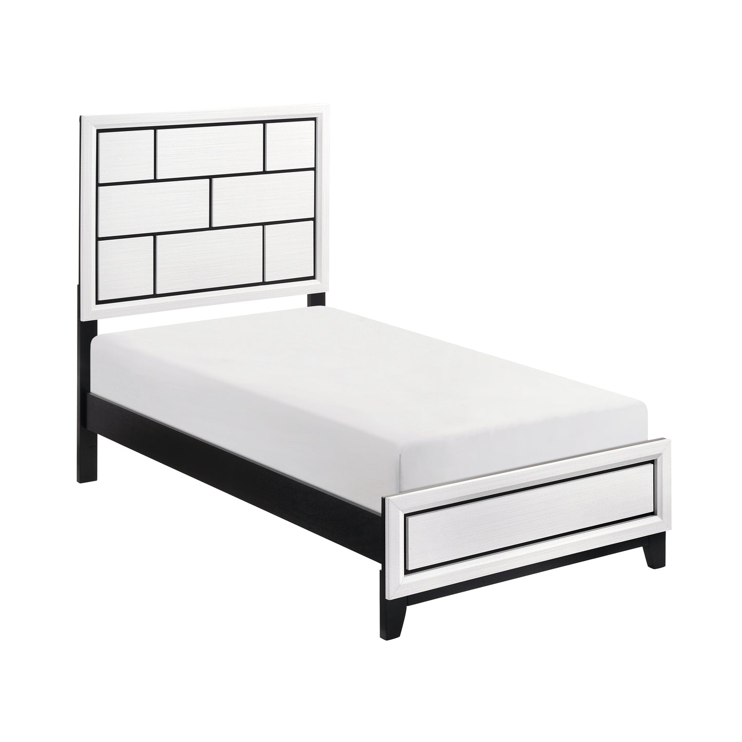 1645WHT-1* - (2) Twin Bed