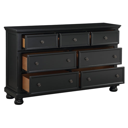 1714BK-5 - Dresser, Hidden Drawer