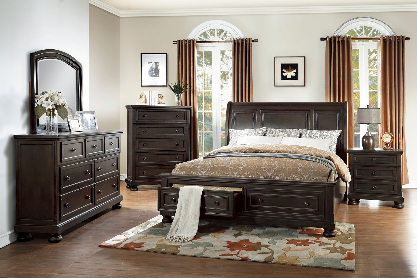 1718GY-5 - Dresser with Hidden Drawer