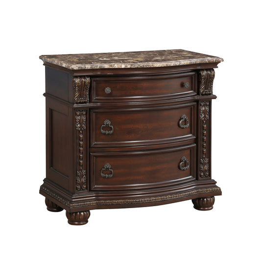 1757-4 - Night Stand, Marble Top