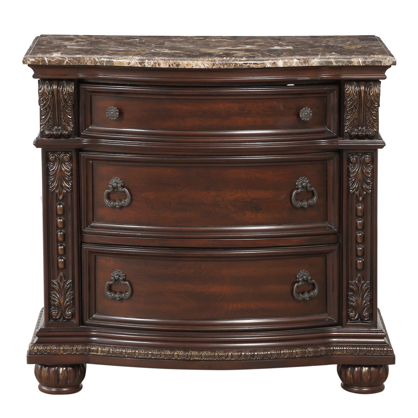 1757-4 - Night Stand, Marble Top