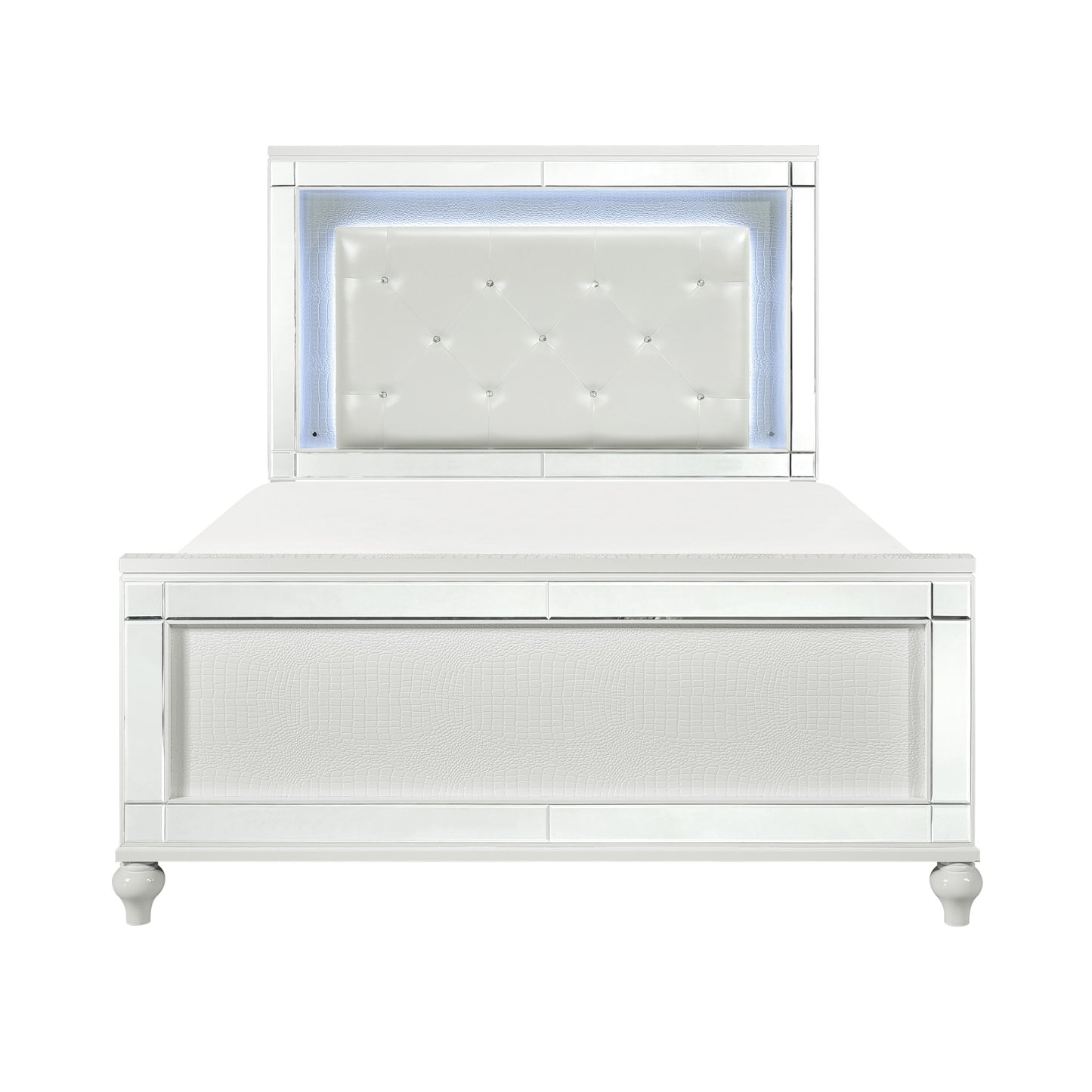 1845KLED-1CK* - (3)California King Bed, LED Lighting