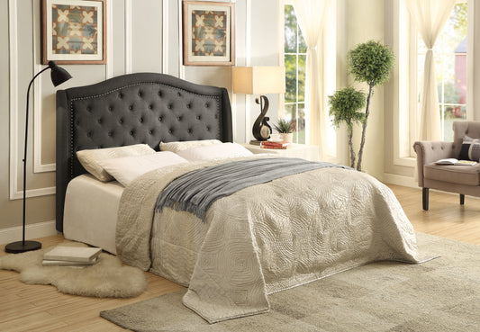 1882N-1 - (1/3)Queen Headboard,Buton-Tufted&Nailhead