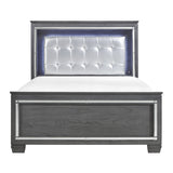 1916KGY-1CK* - (3)California King Bed, LED Lighting