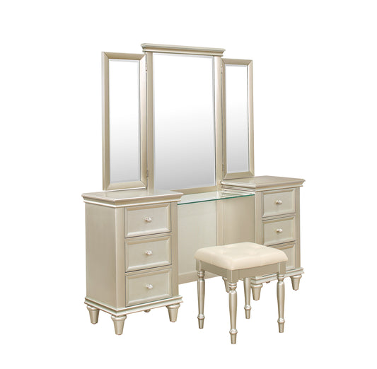 1928-15* - (3)Vanity Dresser with Mirror