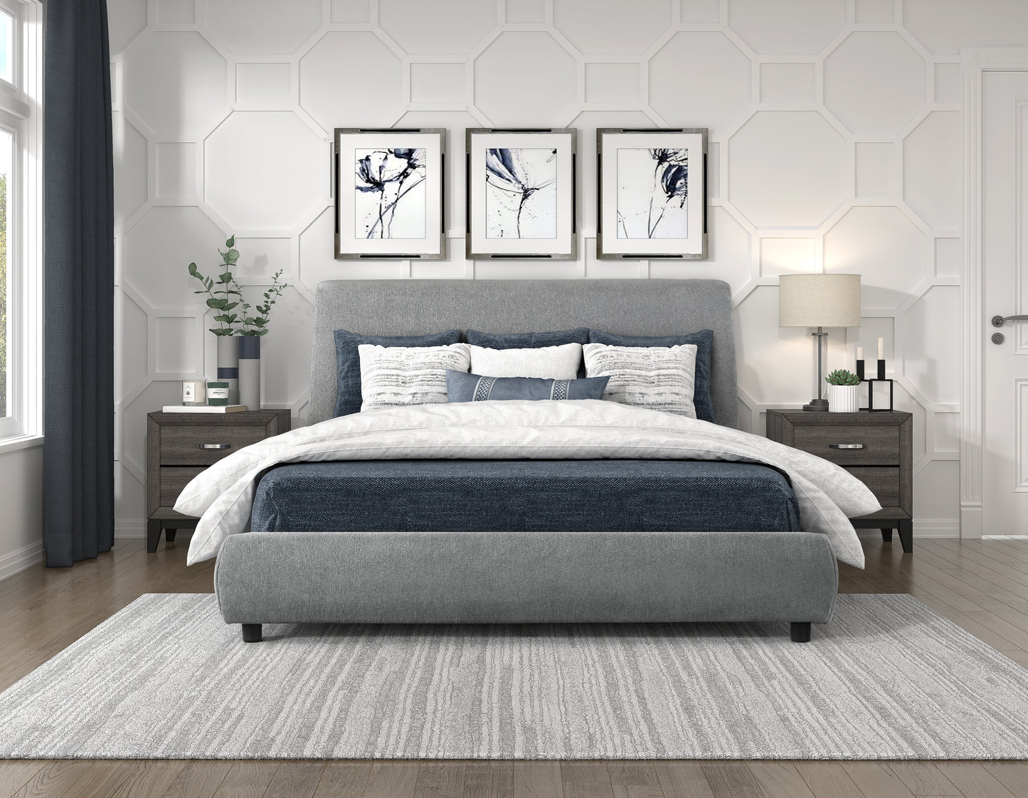 1931K-1EK* - (3) Eastern King Platform Bed