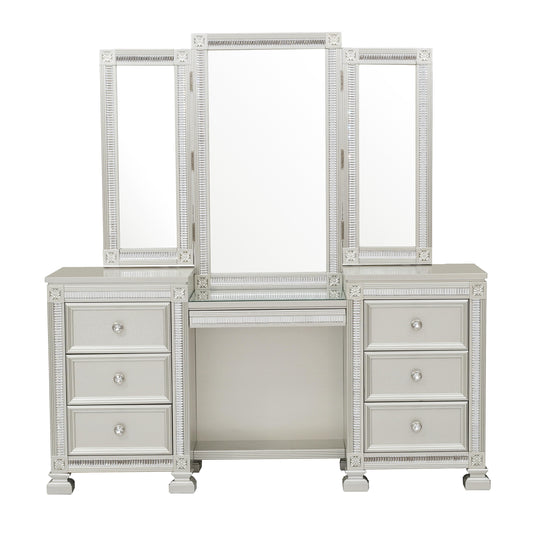 1958-15* - (4)Vanity Dresser with Mirror