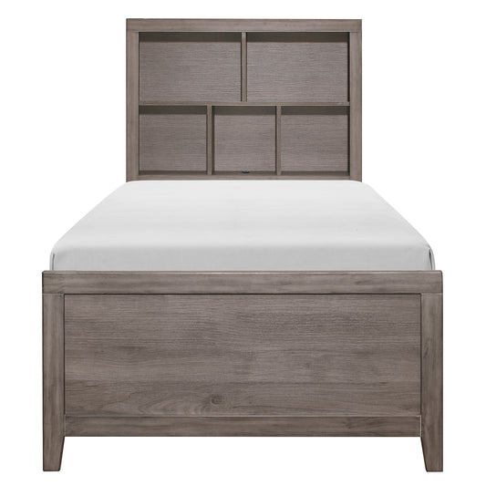 2042NBT*WBT - 4pc Set Twin Wall Bed with Toy Boxes (TB+2PNS+TFT)