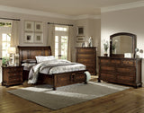 2159K-1CK* - (3)California King Sleigh Platform Bed with Footboard Storage