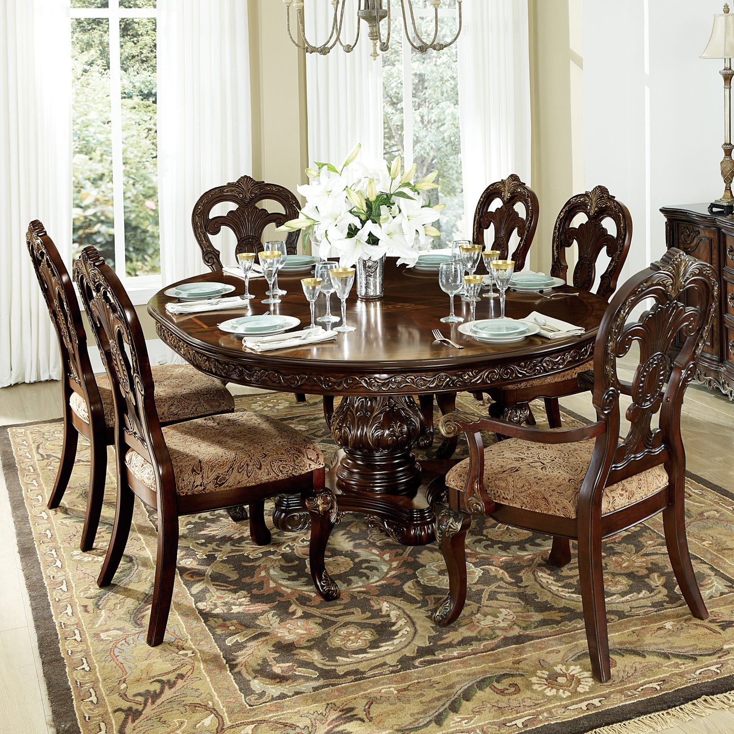 2243-76* - (2)Round/Oval Dining Table
