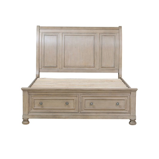 2259KGY-1EK* - (3) Eastern King Platform Bed with Footboard Storage