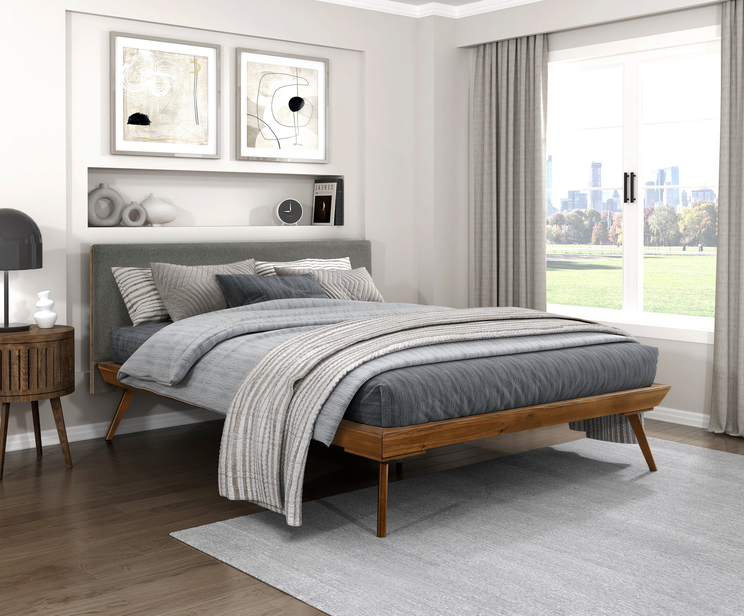 2315F-1* - (3) Full Platform Bed