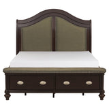 2615KDC-1EK* - (3)Eastern King Sleigh Platform Bed