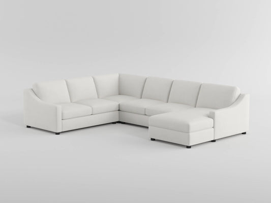 9277VR*42LRC - (4)4-Piece Sectional with Right Chaise
