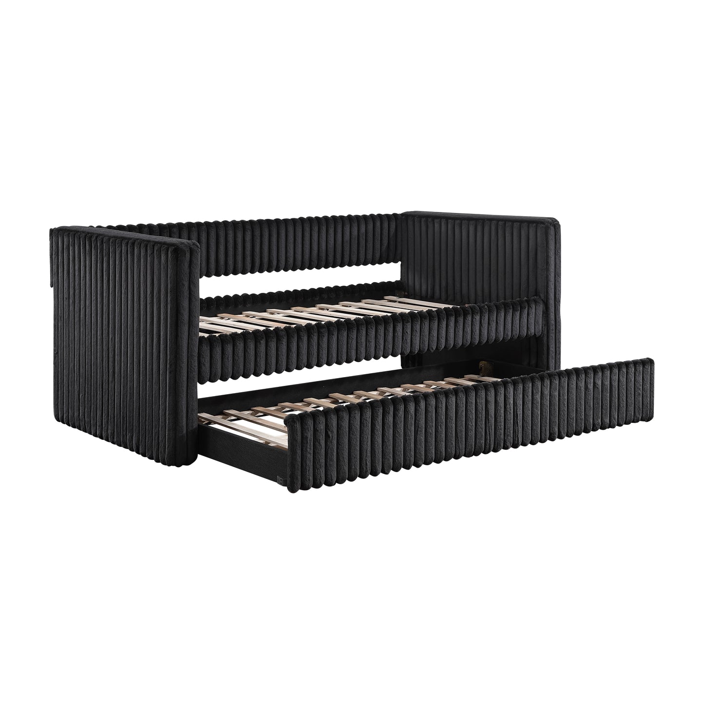 4655BLK* - (2) Daybed with Trundle