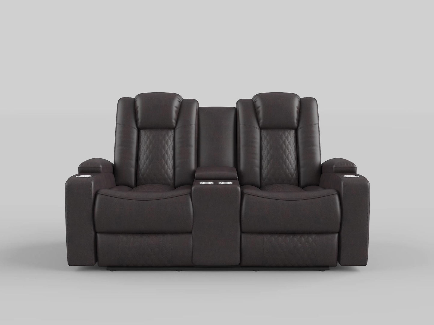 9366DB*2PWH - 2pc Set: Sofa, Love (Power)