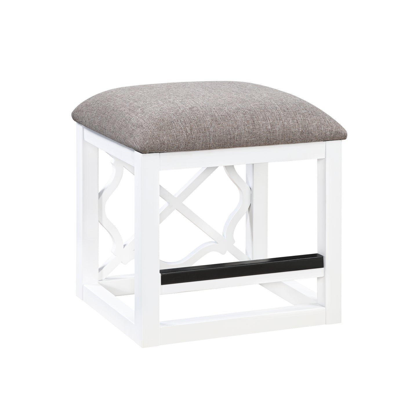 4998WHT - 3-Piece Pack Desks with Stool Set