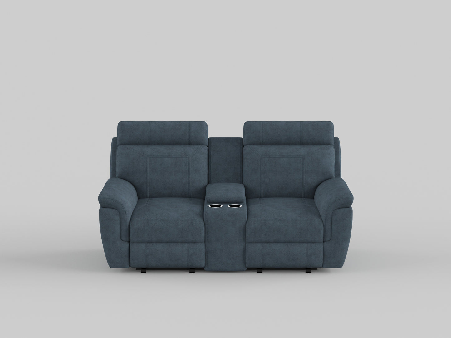 9301GRY*2 - 2pc Set: Sofa, Love