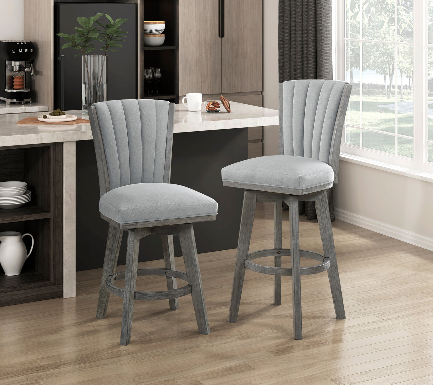 5507-29GYS - Swivel Pub Height Chair